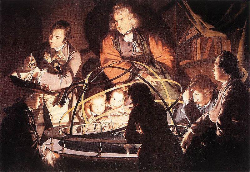 Joseph Wright A Philosopher Lecturing with a Mechanical Planetary oil painting image